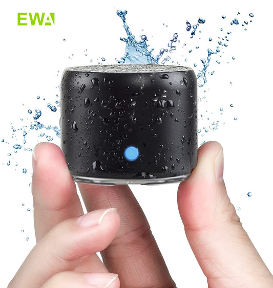 Waterproof, Mini Portable Speaker, Travel Case Included