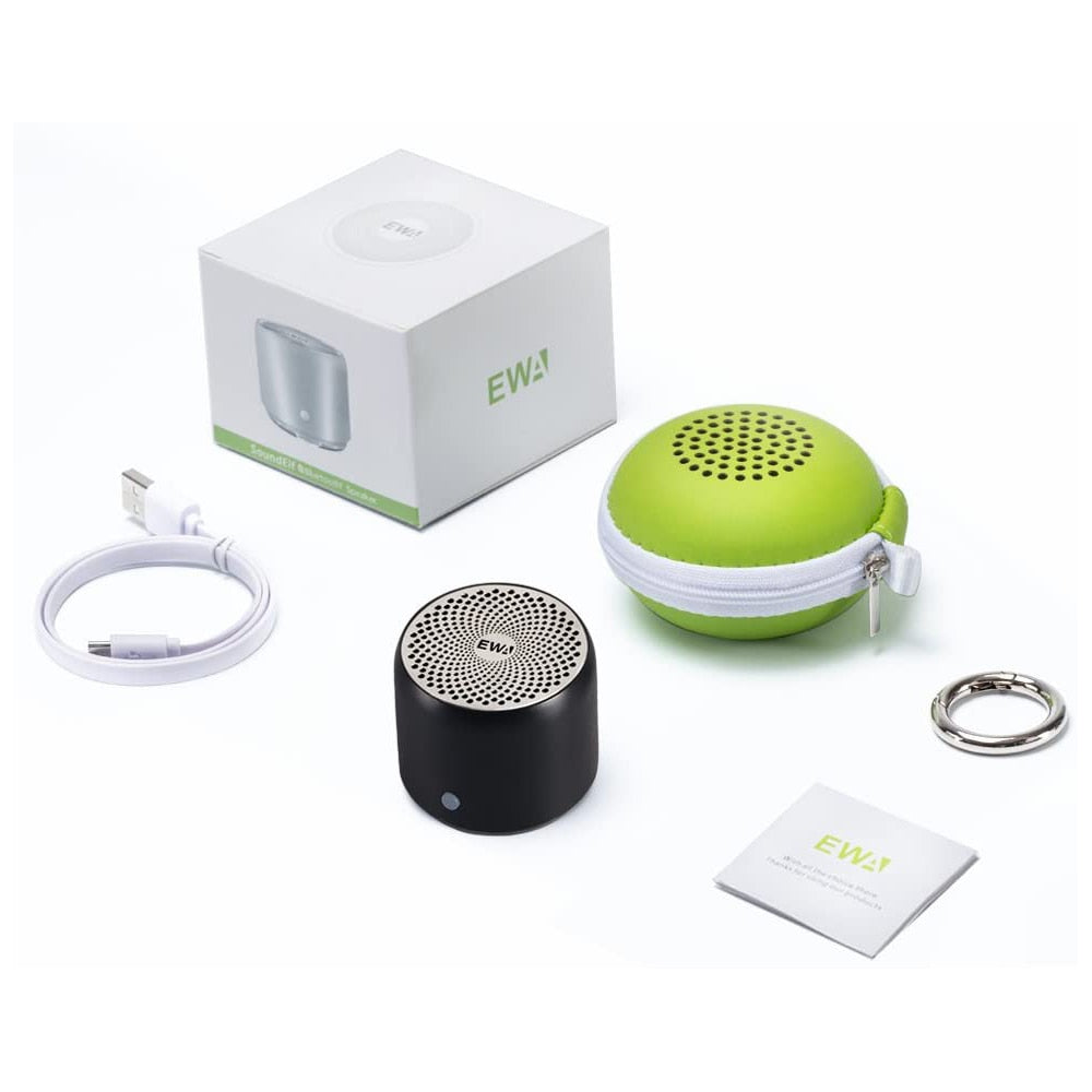 Waterproof, Mini Portable Speaker, Travel Case Included