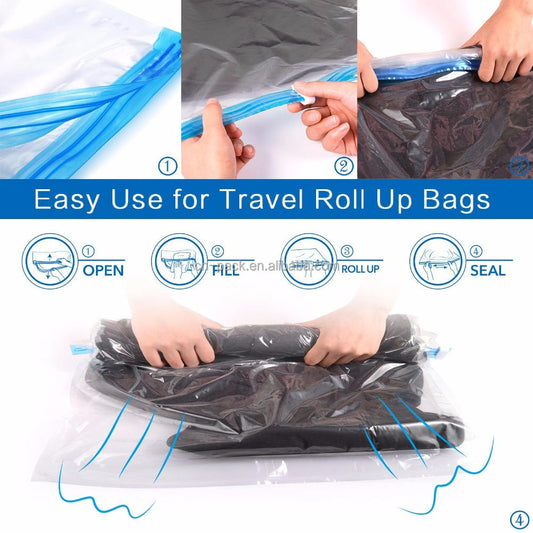 SpaceSaver Hand-Roll Vacuum Bags for Clothes