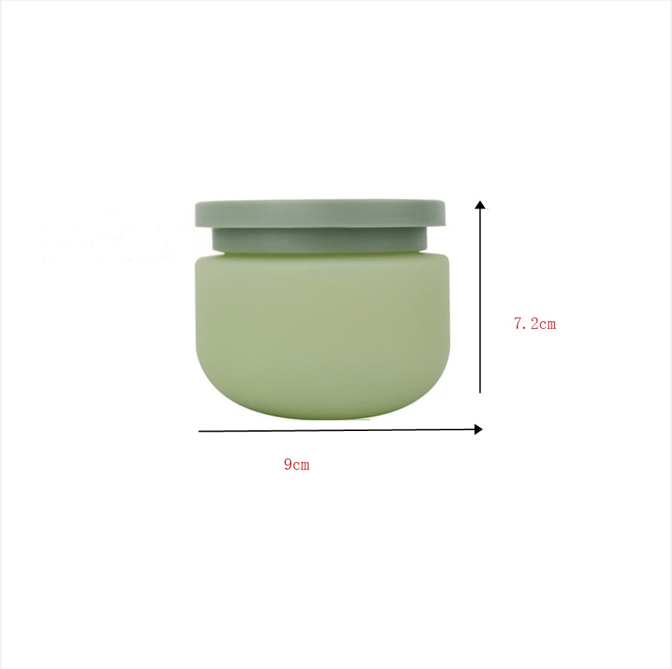 Turquoise Toiletry Jar with Lid- 250ml